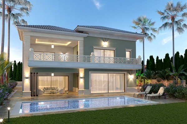 Located seaview areas within green